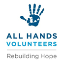 logo graphic of All Hands Volunteers