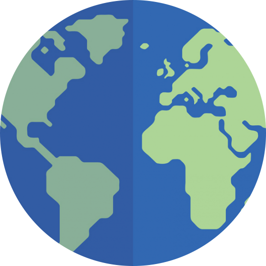 Consortium graphic of globe